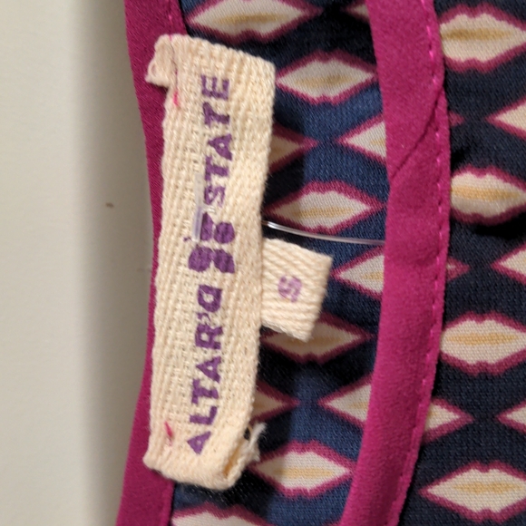 Altar'd State Purple & Navy Dress - Picture 4 of 9